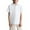 White, variant on Uniform Shirts for Boys Short Sleeve Polo Shirts School Uniform, Button Closure, Soft Fit​ Green Size 7-8