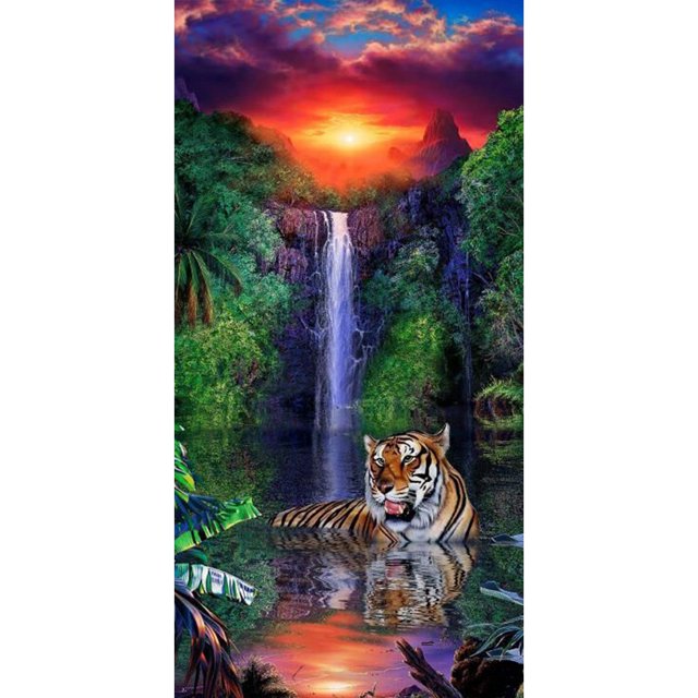 Cuadros Decorativos 5D DIY diamante pintura completo cuadrado taladro paisaje mosaico decoración del hogar regalo JShteea Nuevos Originales