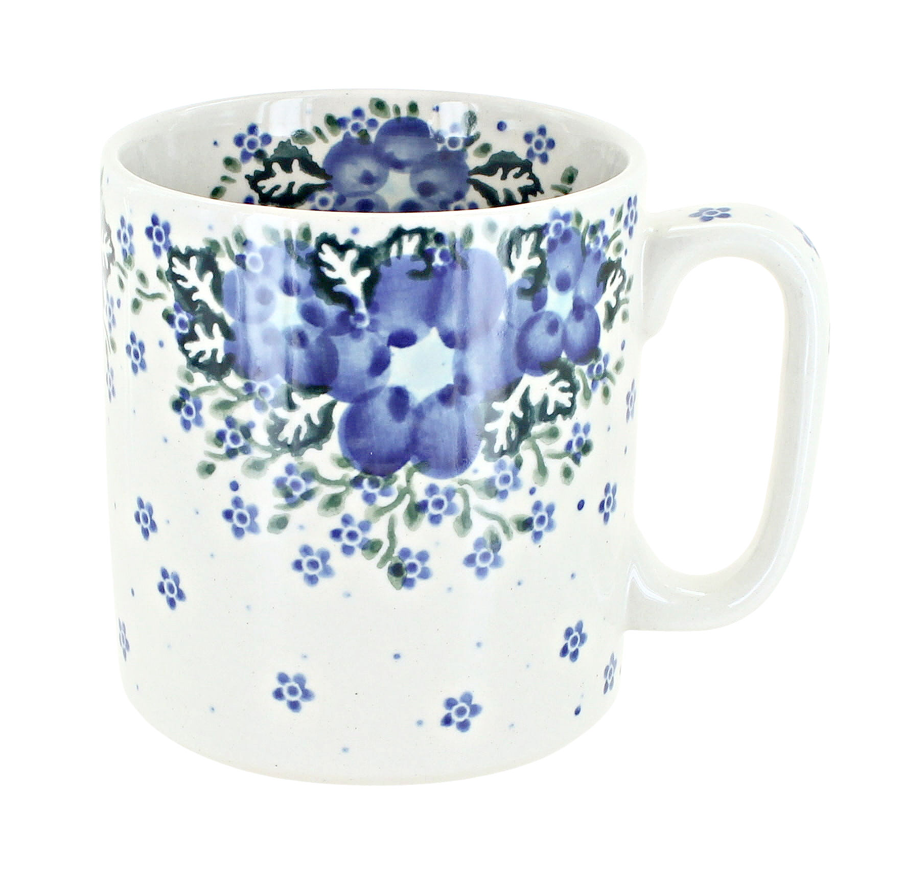 Blue Rose Polish Pottery Daphne Travel Coffee Mug : Target