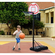59.1"-82.7" Portable Basketball Stand System Junior Adjustable W/ Wheels