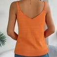 thumbnail image 5 of Mrat Workout Tank Tops Women's Fashion Tank Tops Summer Sleeveless Casual Loose Blouses Womens Tank Topsted S-153 Orange S, 5 of 7