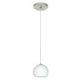 thumbnail image 2 of 1XT-565807-SN-Besa Lighting-Palla 5-One Light Cord Pendant with Flat Canopy-4.75 Inches Wide by 3.88 Inches High-Satin Nickel Finish-Opal Matte Glass, 2 of 3
