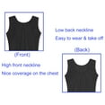 thumbnail image 4 of Girls Leotards for Gymnastics Size 6-7 Years Old Black Shiny Biketards with Shorts, 4 of 7