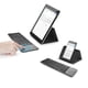 thumbnail image 3 of Teclado Bluetooth plegable Hugo inalámbrico Recargable Móvil Inteligente Duradero plata, 3 of 9