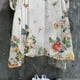 thumbnail image 5 of Vestido HUOGUO Vintage Floral Manga 3/4 para mujer, talla grande, 5 of 5