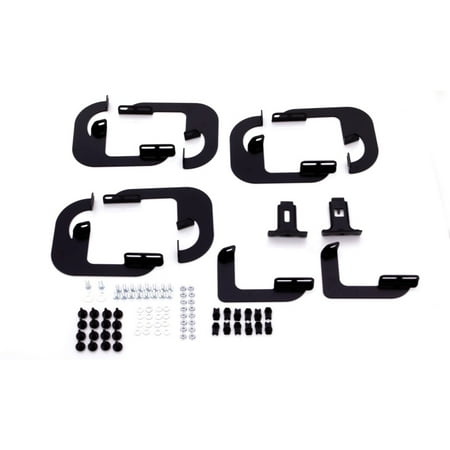 - Lund 15-18 Ford F-150 SuperCrew Tube Step Running Board Mounting Brackets - Black
