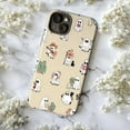thumbnail image 5 of Spooky Season Phone Case, Kawaii Ghosts with Flowers and Books, Fun Halloween Art Case for iPhone 17 16 15 14 13 12 11, 5 of 6