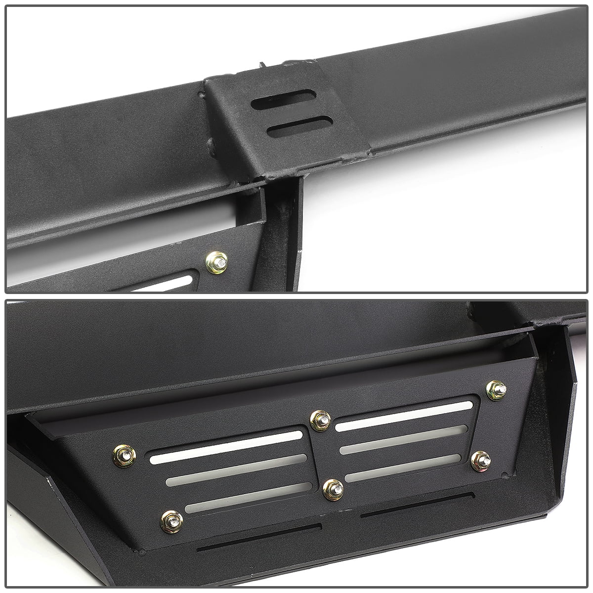 DNA Motoring 3" Chrome Side Step Nerf Bars Running Boards for 2015-2020 Ford F150 Super Cab