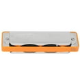 thumbnail image 2 of Professional Mouthorgan, Brass Plate Blues Harmonica, Durable Abs Resin Waterproof For Musical Performance Professionals Kids Orange, 2 of 8