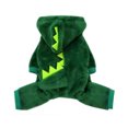thumbnail image 3 of Trajes de invierno para mascotas, disfraz de dinosaurio para perro, disfraz de dinosaurio a la moda, ropa de invierno para perros, construcción robusta, 3 of 9