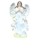 thumbnail image 2 of Figura de ángel pintada a mano, decoración de mesa religiosa, colección de estatuas 25cm, 2 of 9
