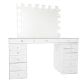 thumbnail image 3 of Impressions Vanity Slaystaion Pro 2.0 Vanity Table and Mirror with Drawers Bundle (Bright White), 3 of 4