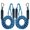 2pcs Blue Black, variant on 1/2PCS Bungee Dock Lines Shock Docking Rope Stretchable Boat Accessories Mooring Rope For Watercraft Jet Ski Canoe Power ,Easy to Use