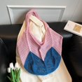 thumbnail image 3 of Bolso de hombro de punto para mujer, bolso de mano moderno, bolso hobo tejido a mano, elegante bolso hobo, 3 of 9