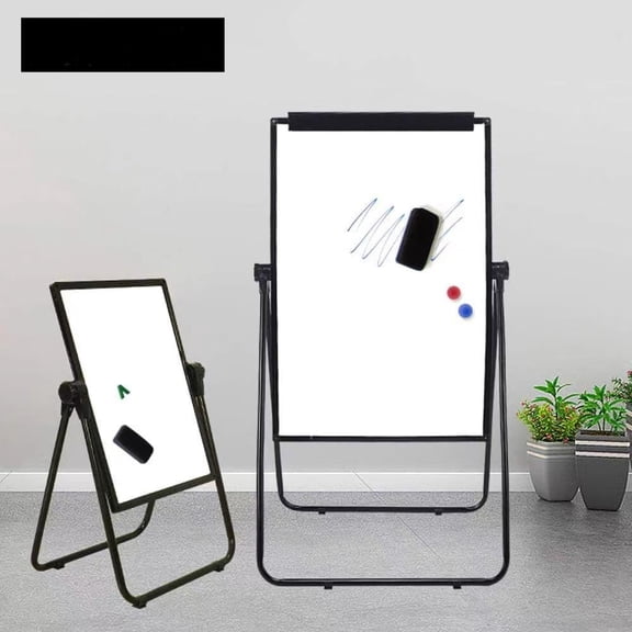 White Board Easel Office Portable Dry Erase Boards with Stand, Flipchart Easel Height Adjustable 36x24 inches, Perfect for Classroom, Preschool, Homeschool, Restaurant and Presentation (Black)