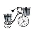 thumbnail image 1 of Flower Stand Holder Pot Bike Metal Planter Garden Rackdisplay Iron Cart Shelf Decoration Frame Outdoor Pots Rustic Style, 1 of 7