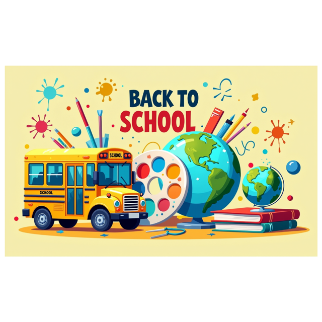 Back to School Banner Classroom Decor Education Supplies Vibrant Backdrop for School Events Photography Props Welcome Sign Party Supplies Learning Environment