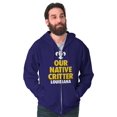 thumbnail image 5 of Louisiana Crawfish Fleur De Lis Funny Zip Up Hoodie Men's Women's Brisco Brands M, 5 of 6