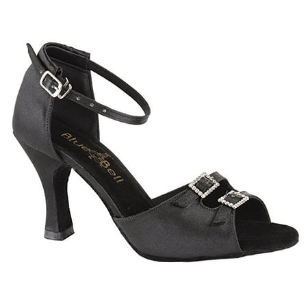 

Blue Bell Shoes HANDMADE Women s Ballroom Wedding Competition Dance Shoes Mary - Black - 2.5 -7.5