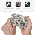 thumbnail image 4 of DouZhe 1-Gang Blank Wallplate, Vintage Black Zebra Animals Decorative Wall Plates, 4 of 7