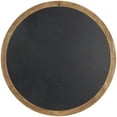 thumbnail image 6 of DecMode 44" x 44" Brown Distressed Wall Mirror with Beaded Detailing, 6 of 7