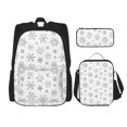 thumbnail image 1 of Fotbe Snowflake Minimalist Set Escolar 3 en 1 para Niños - Mochila Duradera con Lonchera Aislante y Estuche para Lápices - Mochila Escolar para Niños y Niñas, 1 of 7