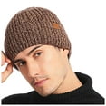 thumbnail image 3 of Winter Hats for Women Adult Winter Soild Layer Woolen Hat New Fleece Warm Knitted Hat Winter Fall Clothes Cap, 3 of 3