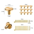 thumbnail image 6 of EEEkit 12pcs Modern Cabinet Knobs, Aluminum Alloy Drawer Pulls for Dressers, Closet Doors, Gold, 6 of 6