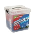 thumbnail image 6 of Triumph 8-Pack 6" x 6" 12.5 oz. Microfiber Bean Bags with Tub (Red and Blue), 6 of 6