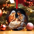 thumbnail image 1 of Ganfancp Decoracion de Belenes Arbol de Navidad de Madera Decoracion de Coches Sagrados Regalos Religiosos Decoracion de Belenes Regalos de Navidad Ofertas Flash 1X Colgante Jesús, 1 of 7