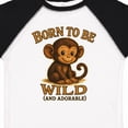 thumbnail image 4 of Inktastic Born to Be Wild Adorable Monkey Boys or Girls Toddler T-Shirt, 4 of 5