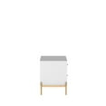thumbnail image 5 of Manhattan Comfort Jasper Engineered Wood Nightstands in White (Set of 2), 5 of 10