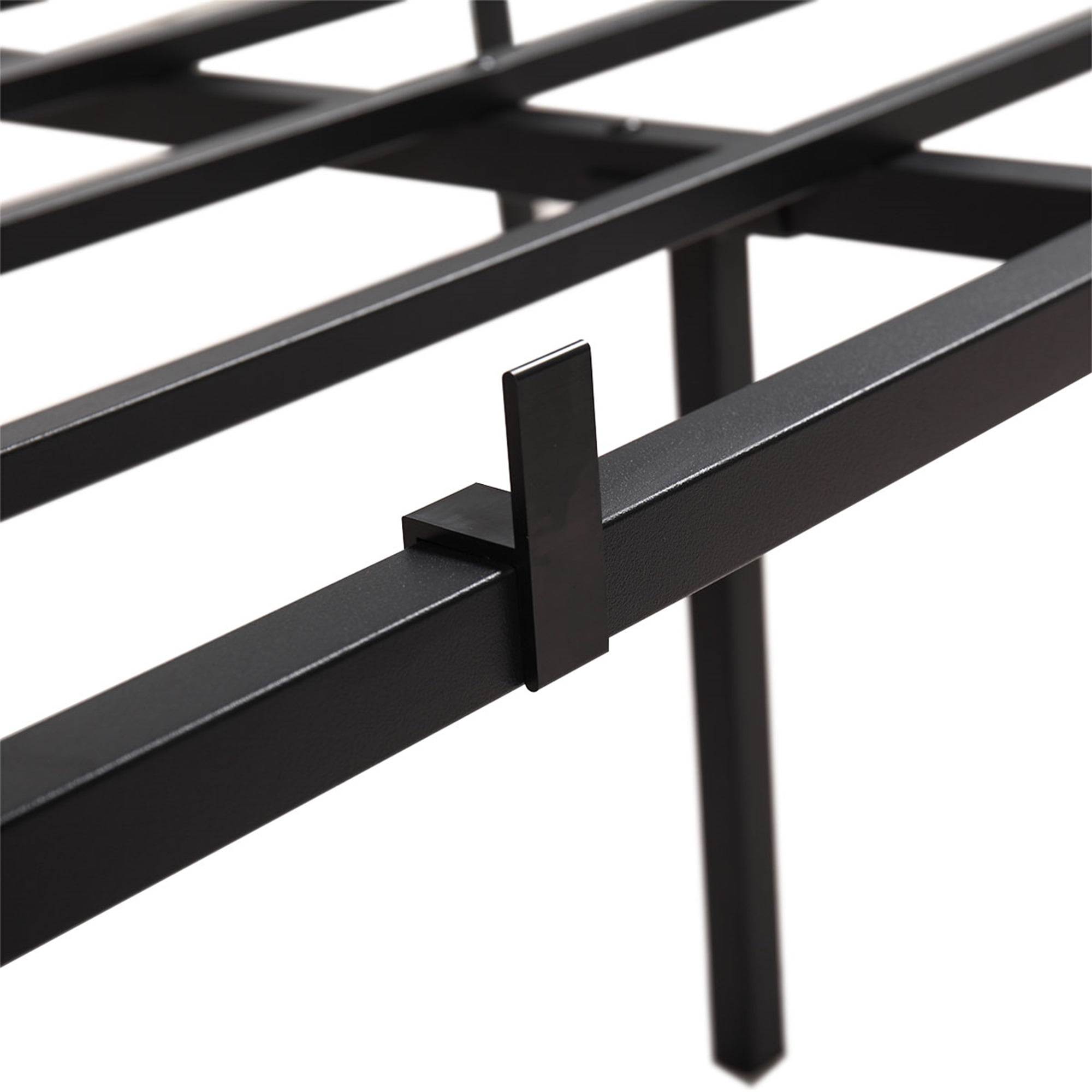 Spaco Queen Size Bed Frame Heavy Duty Metal Platform Bed Frame with 14" Large Under Bed Storage Space Spaco Queen Size Bed Frame Heavy Duty Metal Platform Bed Frame with 14" Large Under Bed Storage Space
