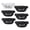 6 Pack: 1 Bride (White) & 5 Squad (Black), variant on Bachelorette Belt Bag - Squad (Black)