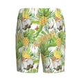 thumbnail image 4 of Rocae Gnome and Pineapple for Men's Soft Sleep Pajama Shorts, Waistband and Pockets, 4 of 9