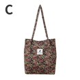 thumbnail image 4 of Women's Shopping Bag Large Ladies Canvas Shoulder Bags Tote Shopper Eco Reusable Bag Floral Handbag for Women, 4 of 4