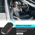 thumbnail image 2 of NBG92596263 315MHz Reemplazo de Control Remoto de Entrada Sin Llave Llave Inteligente para Volkswagen Golf GTI Jetta 2006-2010 NO.1K0 959 753 P 3 Botones, 2 of 7