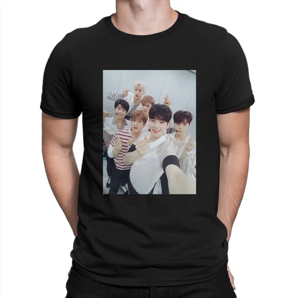 Camiseta de hombre de la popular compañía coreana de chicos ASTRO, cuello redondo, camiseta de algodón, humor, regalos de cumpleaños de alta calidad.