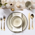 thumbnail image 6 of Onader 12 Piece Stoneware Dinnerware Sets, Plates and Bowls Dish Set for 4, Speckled Kitchen Dining Plates and Bowls, Dishwasher & Microwave Safe - Khaki, 6 of 9