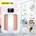thumbnail image 4 of Adnoom 7"X 5" Mini Heat Press, Smart Heat Press Machine with Digital Control, Portable Easy Press for T-shirt Pillow Bag, Double-tube Heating System, Pink, 4 of 8