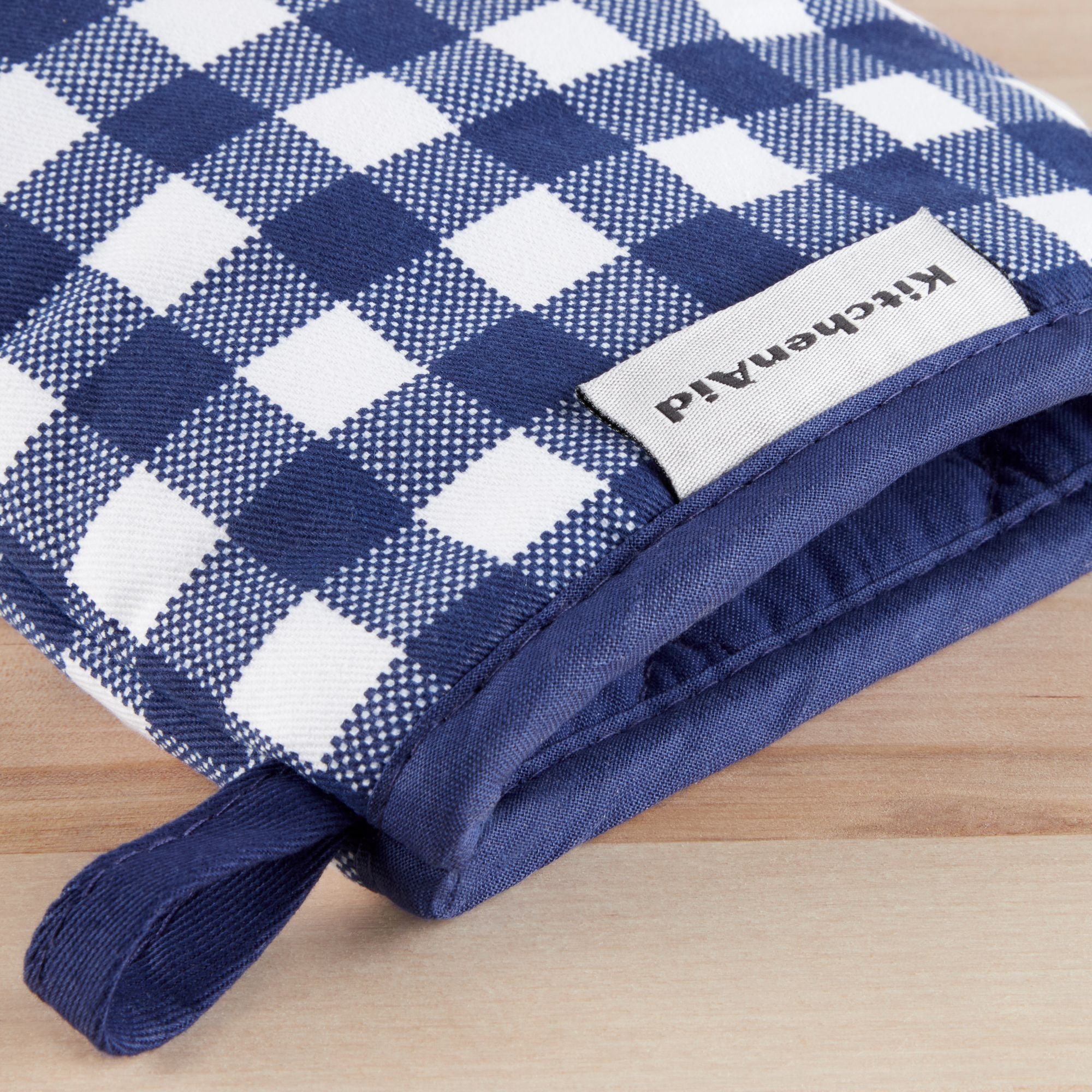 KitchenAid Mini-Ofenhandschuhe – Süßes Gingham-Muster, Praktisch Für Heiße Töpfe