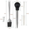 thumbnail image 5 of Marinade Injector Pump Drip, Meat Seasoning Syringe, Flavor Syringe Turkey Baster with Cleaning Brush, Silicone Pastry Brush for BBQ Meat Beef Chicken Pastries Jam, 5 of 7