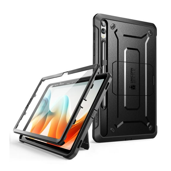 SUPCASE Unicorn Beetle Pro Case for Samsung Galaxy Tab S9 Plus 12.4 Inch (2023), with Built-in Screen Protector & Kickstand & S Pen Holder Full-Body Rugged Protective Case (Black)