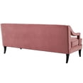 thumbnail image 2 of Modway Concur Mid-Century Modern Upholstered Velvet Sofa In Dusty Rose, 2 of 3