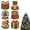 Cute Xmas Dolls, variant on Classic Xmas Ornaments DIY Diamond Painting Christmas Ornaments, 6 Pcs Pearl Diamond Art Kits for Adults, Acrylic Tree Pendant Hanging Decoration Craft Kit, Single-Side Diamond Art Xmas Gift .