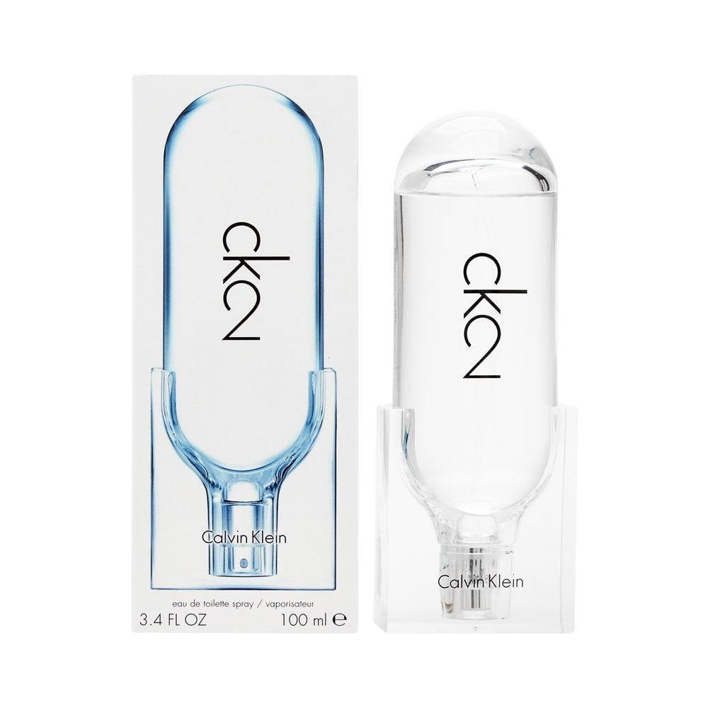 TWO CK2 Calvin 3.4 oz EDT spray Unisex Perfume Cologne 100ml NIB