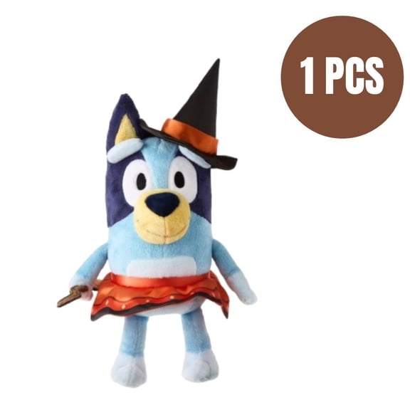 Bluey Halloween Witch Costume Plush, 9.5" x 6" by Dan Dee – Collectible Spooky Season Stuffed Animal – Soft & Cuddly Halloween Keepsake
