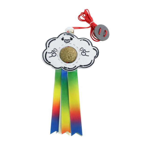 Billuyoard Gatito activo y feliz con Katzenspielzeug Selbstbeschäftigung Gatos juguetones Katzen Spielzeug Kitten Juguetes para gatos vistoso,sacos Felicitaciones a las nubes.