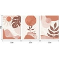 thumbnail image 4 of HOMEOART 3 Piece Boho Wall Art Prints Mid Century Modern Home Decor Paintings Abstract Geometric Wall Art Framed Ready to Hang (Pink), 4 of 11