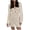 Beige, variant on Womens Cover Ups Bikinis Summer Beach Dress Solid Color Alluring Knit Hollow Out Beach Bikini Swimsuit Cover Ups Sunwear Mint Green M